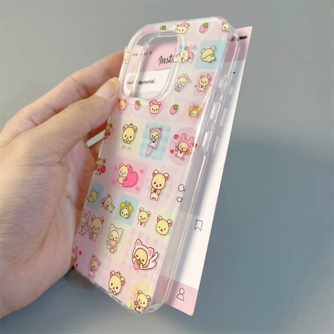 Kawaii Colorful Rilakkuma iPhone Case