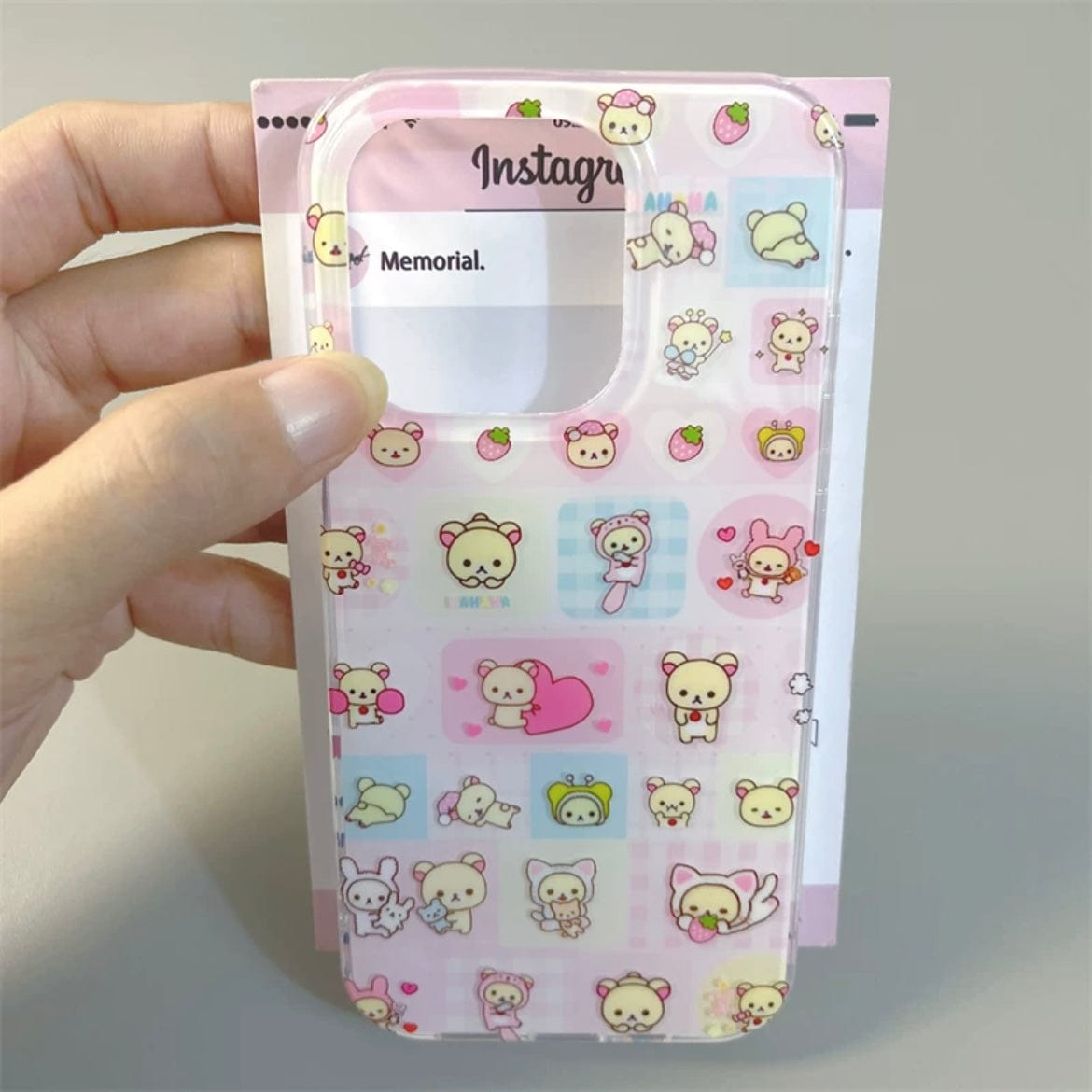 Kawaii Colorful Rilakkuma iPhone Case