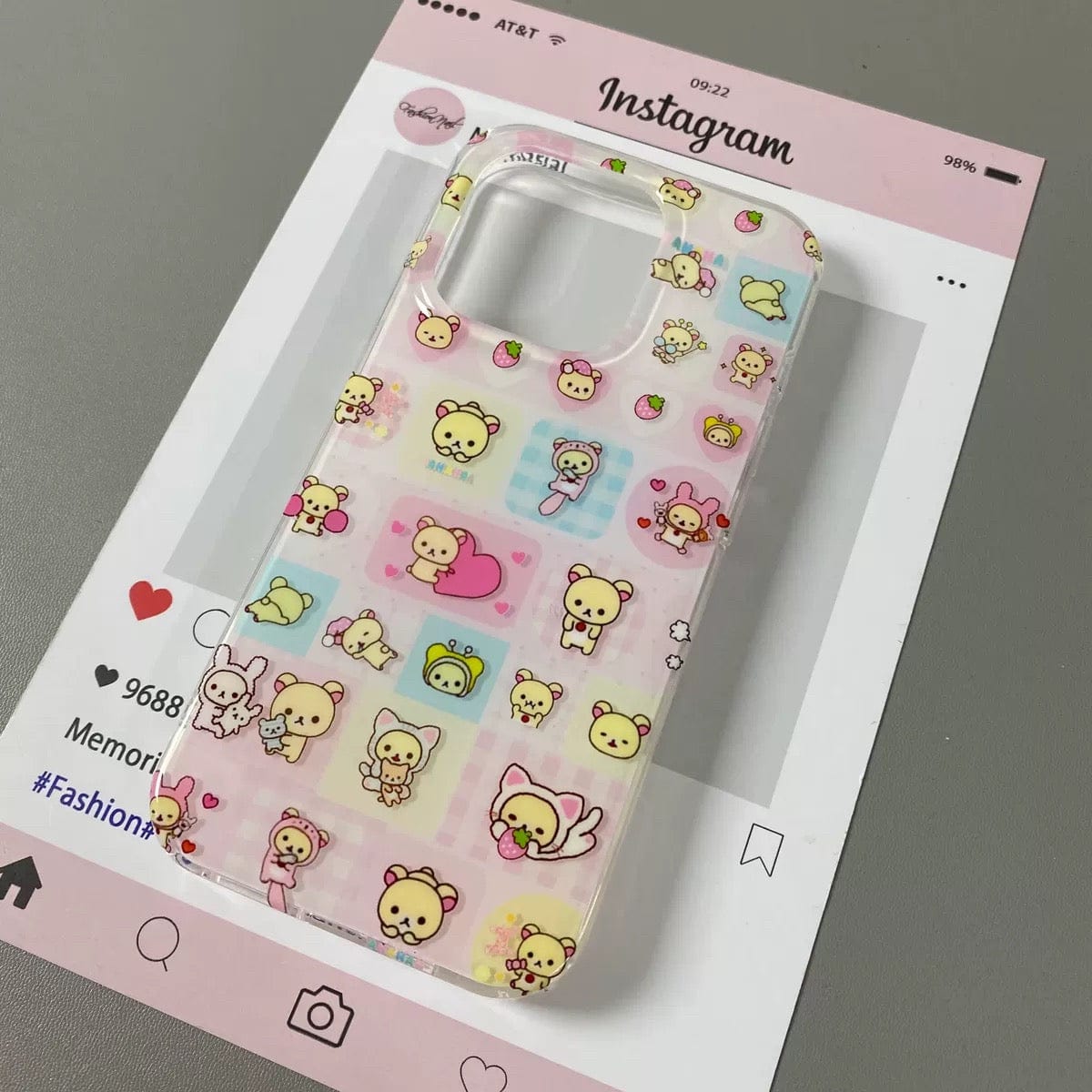 Kawaii Colorful Rilakkuma iPhone Case