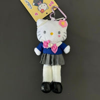 Thumbnail for Kawaii Fairy Hello Kitty School Uniform Plush Keychain Doll - ArtGalleryZen