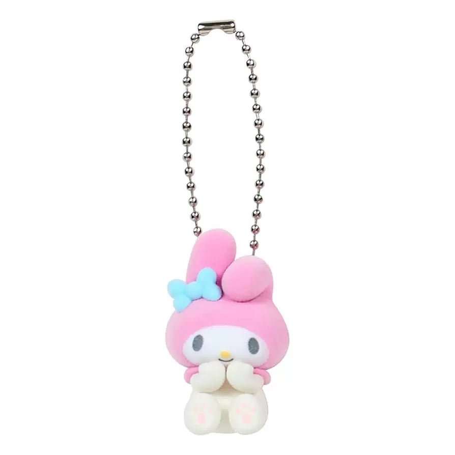 Kawaii Flocked Anime Characters Keychain Doll Blind Box - ArtGalleryZen
