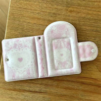 Thumbnail for Kawaii Heart Photocard Album - 32 Pocket Mini Card Holder Organizer - ArtGalleryZen