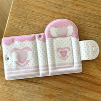 Thumbnail for Kawaii Heart Photocard Album - 32 Pocket Mini Card Holder Organizer - ArtGalleryZen