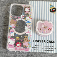 Thumbnail for Kawaii Hello Kitty Shaker Magnetic Stand iPhone Case