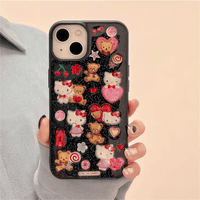Thumbnail for Kawaii Hello Kitty Sticker iPhone Case - ArtGalleryZen