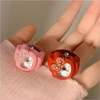 Thumbnail for Kawaii Hello Kitty Watch Ring - ArtGalleryZen