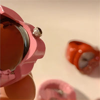 Thumbnail for Kawaii Hello Kitty Watch Ring - ArtGalleryZen