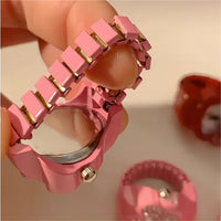 Thumbnail for Kawaii Hello Kitty Watch Ring - ArtGalleryZen