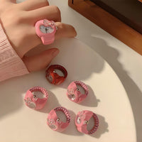 Thumbnail for Kawaii Hello Kitty Watch Ring - ArtGalleryZen