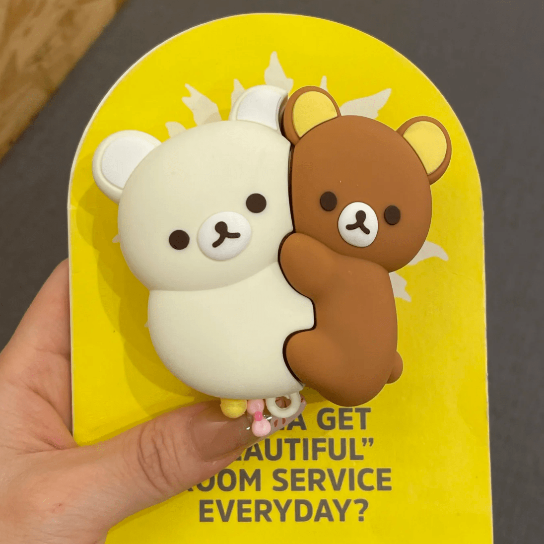 Kawaii Hugging Rilakkuma AirPods Earphone Case - ArtGalleryZen