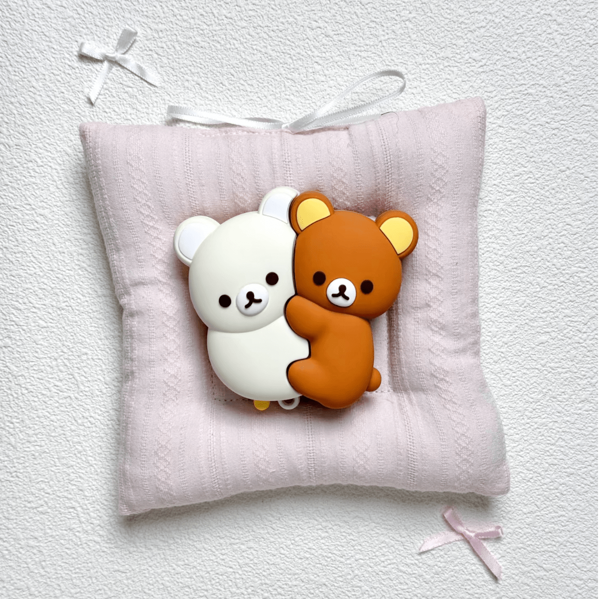 Kawaii Hugging Rilakkuma AirPods Earphone Case - ArtGalleryZen