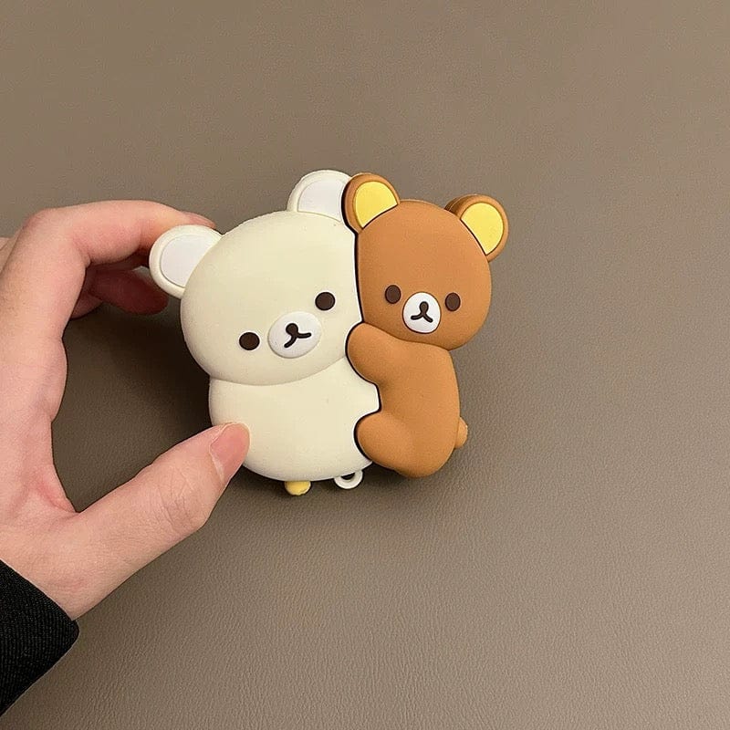 Kawaii Hugging Rilakkuma AirPods Earphone Case - ArtGalleryZen
