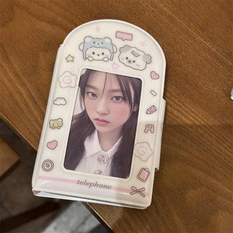 Kawaii Kitten Puppy Letter Kpop 3 Inch Mini Photocard Album - ArtGalleryZen