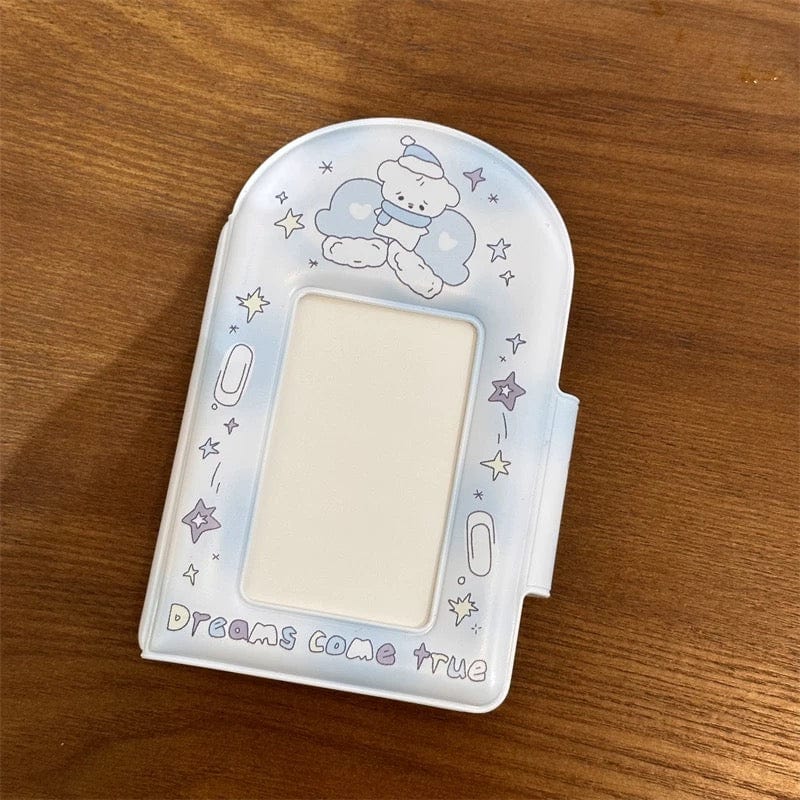 Kawaii Kitten Puppy Letter Kpop 3 Inch Mini Photocard Album
