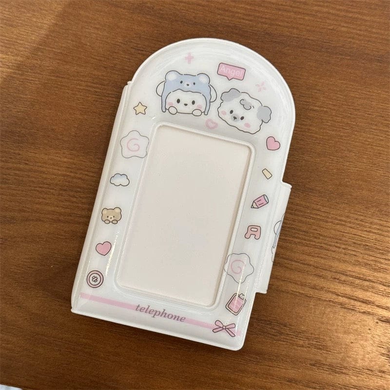 Kawaii Kitten Puppy Letter Kpop 3 Inch Mini Photocard Album