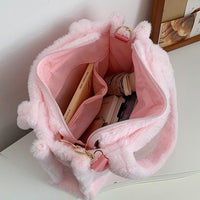 Thumbnail for Kawaii Labubu Plush Shoulder Crossbody Bag - ArtGalleryZen