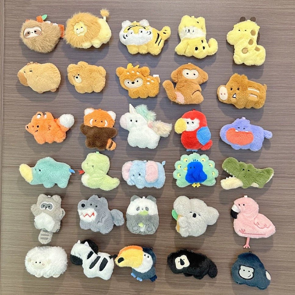 Kawaii Marine Animal Plush Fridge Magnets - ArtGalleryZen