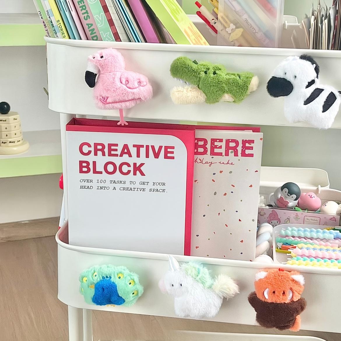 Kawaii Marine Animal Plush Fridge Magnets - ArtGalleryZen