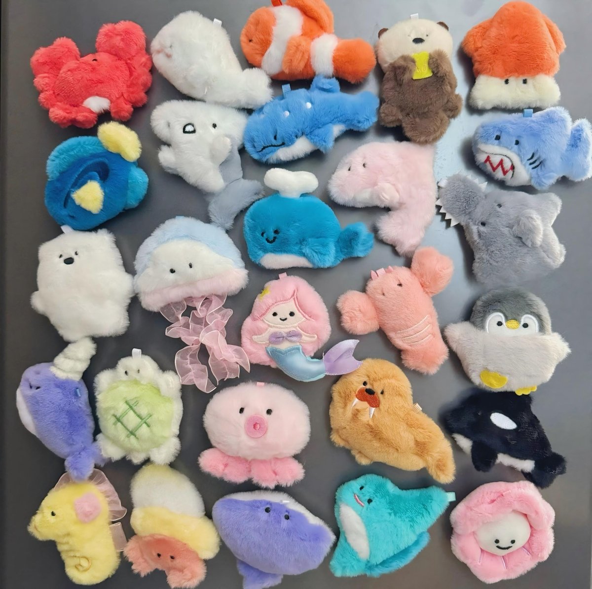 Kawaii Marine Animal Plush Fridge Magnets - ArtGalleryZen