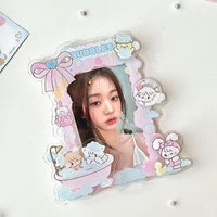Thumbnail for Kawaii Mikko Kpop Acrylic Photocard Holder - ArtGalleryZen