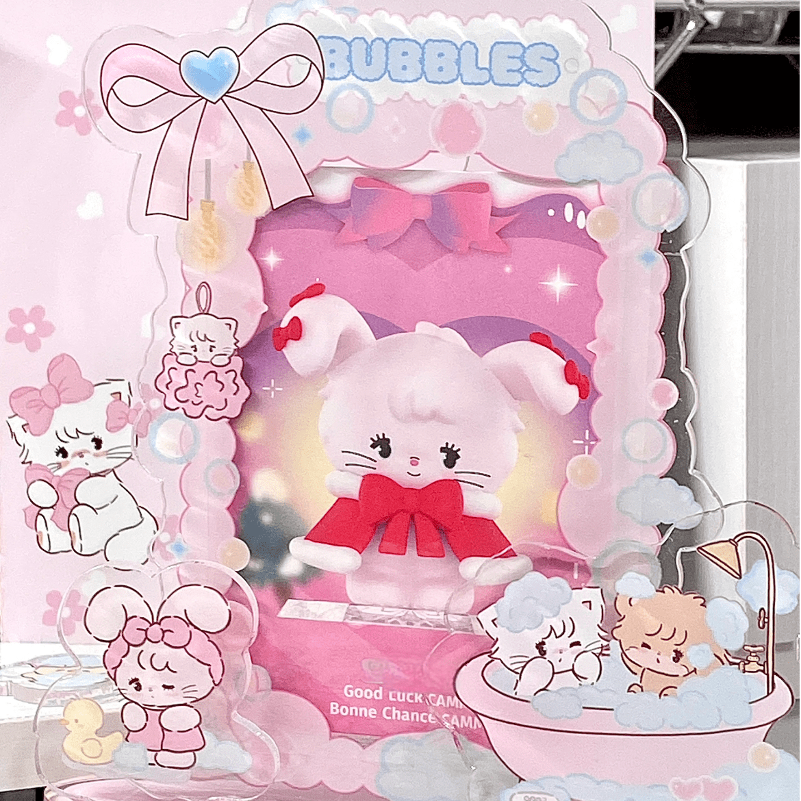 Kawaii Mikko Kpop Acrylic Photocard Holder - ArtGalleryZen