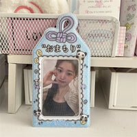Thumbnail for Kawaii Pastel Animal Keychain Photocard Holder - Cute Card Display - ArtGalleryZen