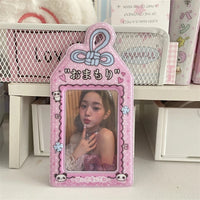 Thumbnail for Kawaii Pastel Animal Keychain Photocard Holder - Cute Card Display - ArtGalleryZen