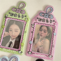 Thumbnail for Kawaii Pastel Animal Keychain Photocard Holder - Cute Card Display - ArtGalleryZen