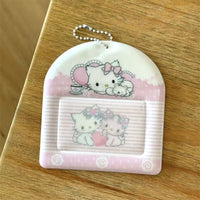 Thumbnail for Kawaii Pastel Cartoon Photocard Holder Keychain - Cute Style - ArtGalleryZen