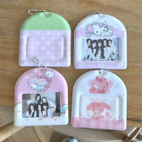 Thumbnail for Kawaii Pastel Cartoon Photocard Holder Keychain - Cute Style - ArtGalleryZen