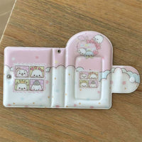 Thumbnail for Kawaii Pastel Pink Bunny Seal 3 Inch Mini Photocard Album Holder - ArtGalleryZen