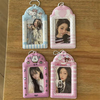 Thumbnail for Kawaii Photocard Holder Keychain - Cute Angel Wing Card Display Bag - ArtGalleryZen
