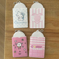 Thumbnail for Kawaii Photocard Holder Keychain - Cute Angel Wing Card Display Bag - ArtGalleryZen