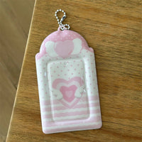 Thumbnail for Kawaii Photocard Holder Keychain - Cute Angel Wing Card Display Bag - ArtGalleryZen