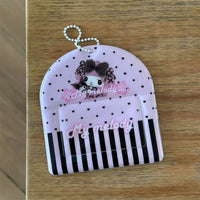 Thumbnail for Kawaii Photocard Holder Keychain - Cute Pastel Bunny Card Display Bag - ArtGalleryZen