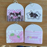 Thumbnail for Kawaii Photocard Holder Keychain - Cute Pastel Bunny Card Display Bag - ArtGalleryZen