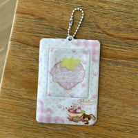 Thumbnail for Kawaii Photocard Holder Keychain - Cute Pink Bunny Card Display Bag - ArtGalleryZen
