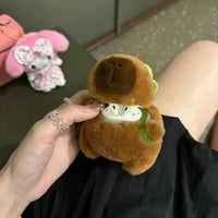 Thumbnail for Kawaii Plush Capybara AirPods Earphone Case - ArtGalleryZen