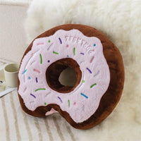 Thumbnail for Cute Plush Embroidered Donut Pillow