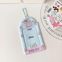 Thumbnail for Kawaii Puppy Panda Swiss Roll Kpop Keychain Photocard Holder - ArtGalleryZen