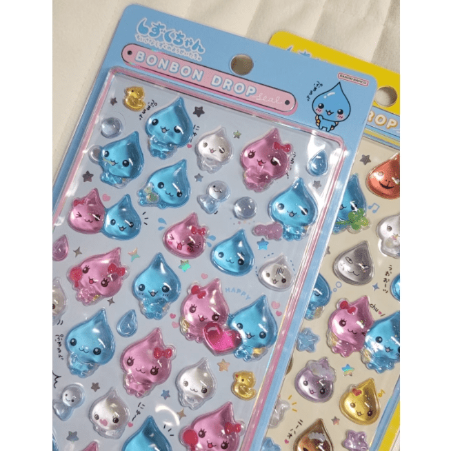 Kawaii Shizuku-chan Waterdrop Crystal 3D DIY Decoration Sticker - ArtGalleryZen