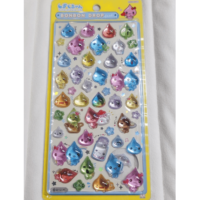 Kawaii Shizuku-chan Waterdrop Crystal 3D DIY Decoration Sticker - ArtGalleryZen