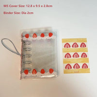 Thumbnail for Kawaii Strawberry Cake A7 M5 PVC Binder Cover - ArtGalleryZen