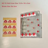 Thumbnail for Kawaii Strawberry Cake A7 M5 PVC Binder Cover - ArtGalleryZen