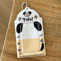 Thumbnail for Kawaii Strawberry Cake Photocard Holder Keychain - PVC Card Organizer - ArtGalleryZen