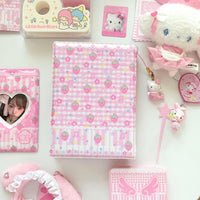 Thumbnail for Kawaii Strawberry Melody Hollow Heart A7 Binder Cover - ArtGalleryZen
