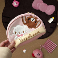 Thumbnail for Kawaii Sugarbunnies Embroidery Makeup Toiletry Bag Storage Bag - ArtGalleryZen