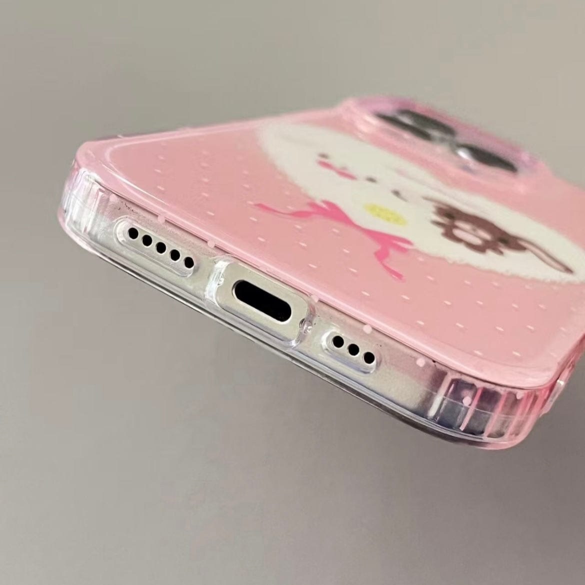 Kawaii Sugarbunnies Heart iPhone Case - ArtGalleryZen
