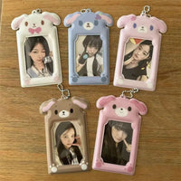 Thumbnail for Kawaii Sugarbunnies Kpop Keychain Photocard Holder - ArtGalleryZen