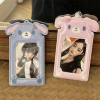 Thumbnail for Kawaii Sugarbunnies Kpop Keychain Photocard Holder - ArtGalleryZen